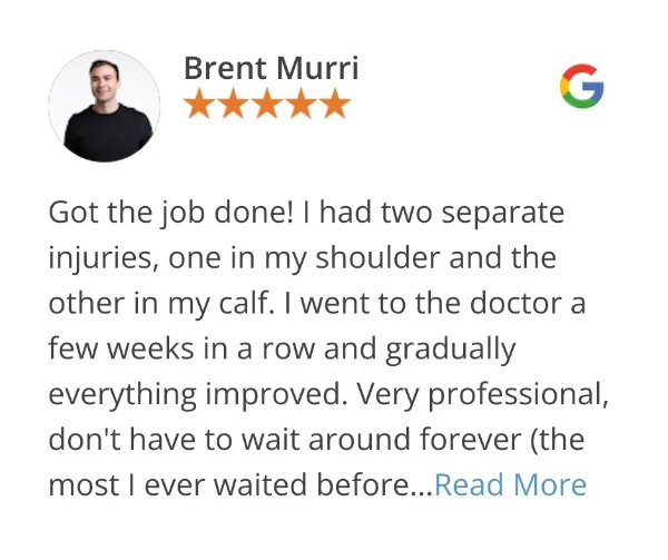 Google review of Brent Murri