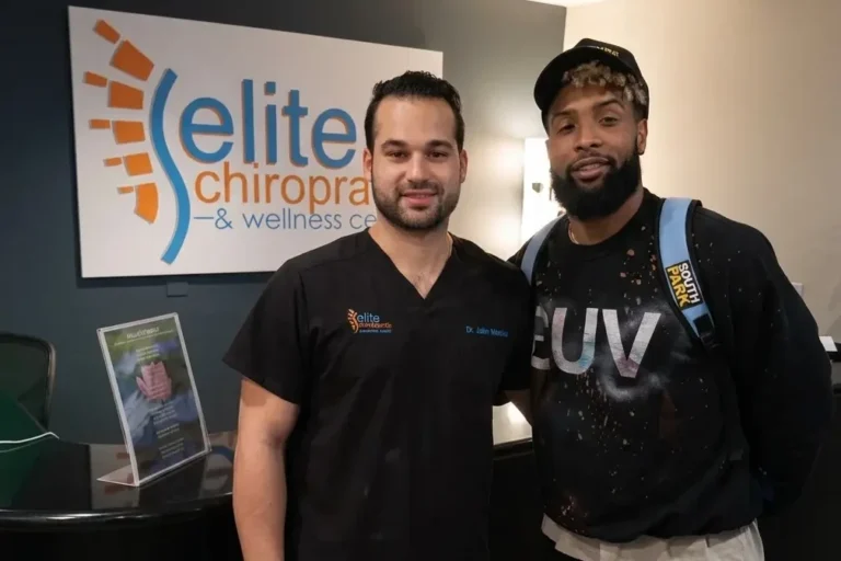 Home Page 53 Dr Jamie Mahtaban Posing With Odell Beckham Jr Elite Chiropractic Beverly Hills Image